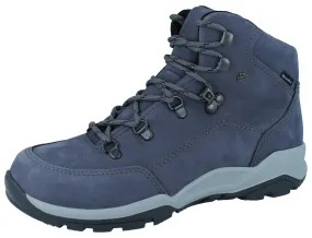 FINN COMFORT Tibet Damen Wanderstiefel blau Nubukleder SymaTex