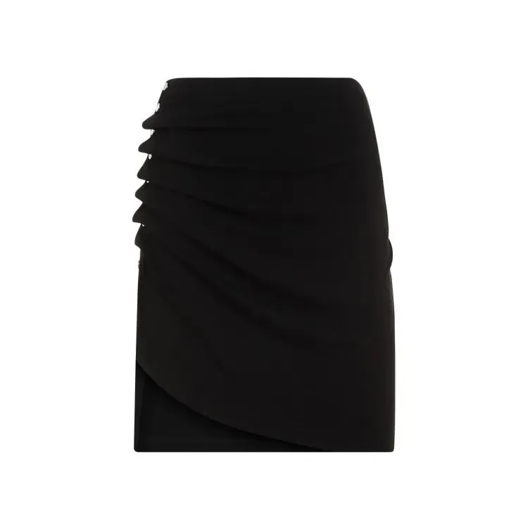   Paco Rabanne  Black Mini Skirt Black