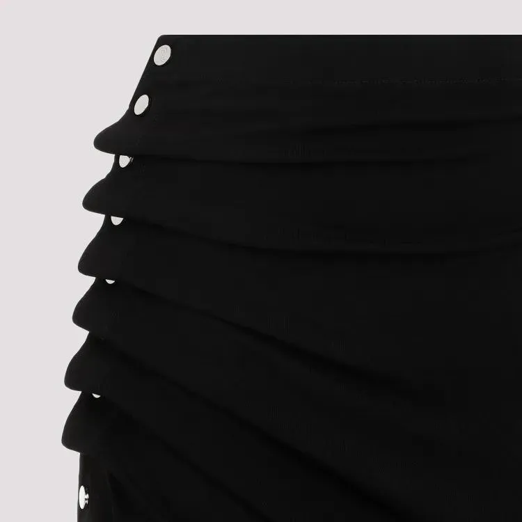   Paco Rabanne  Black Mini Skirt Black