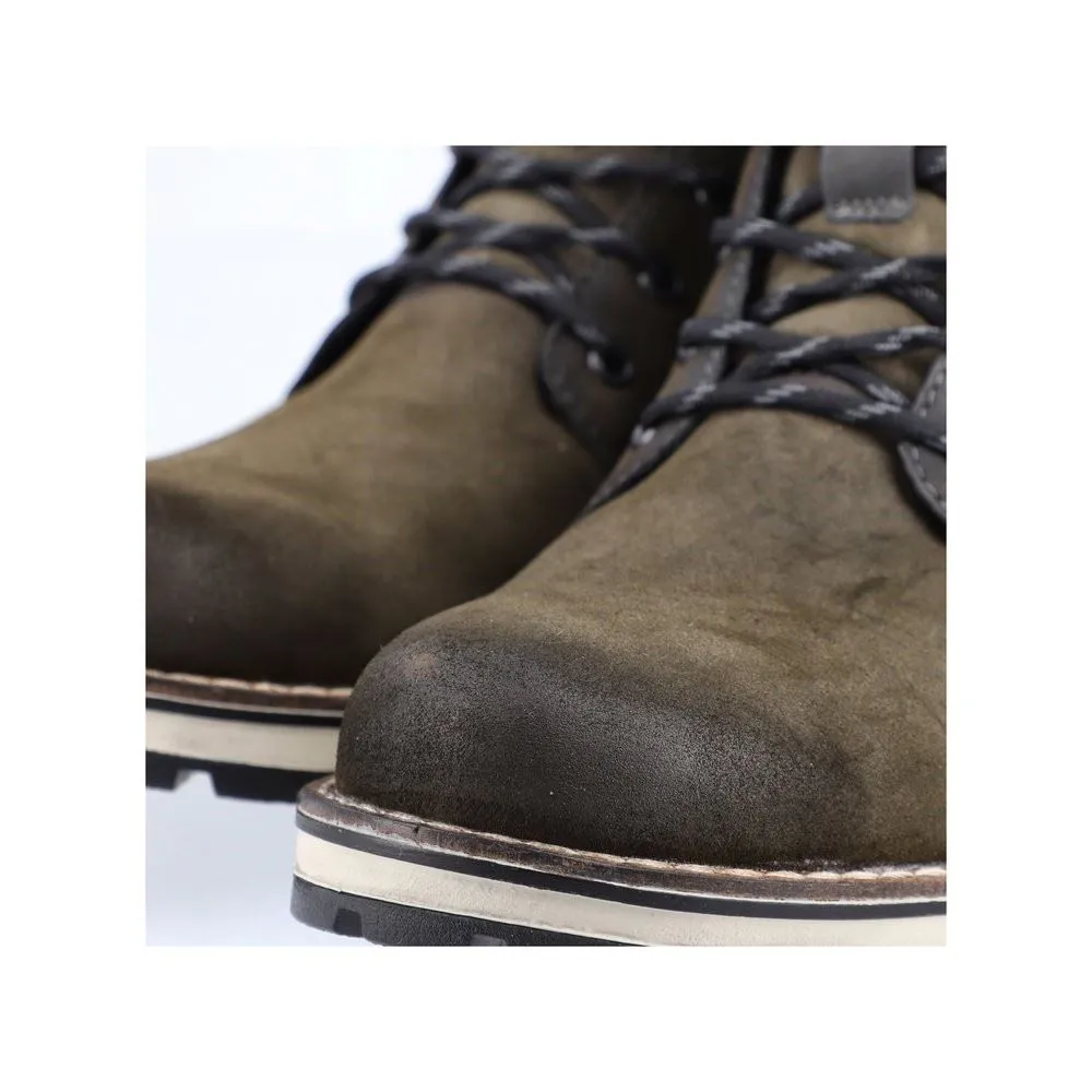 Rieker Antistress Herren Schnürboot TEX- Membran Warmfutter grün S22 38425-54