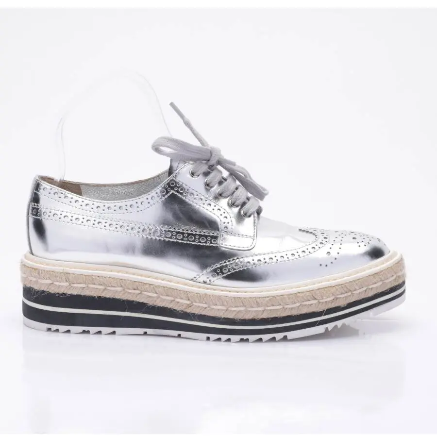 Schnürschuhe EUR 37,5 Metallic