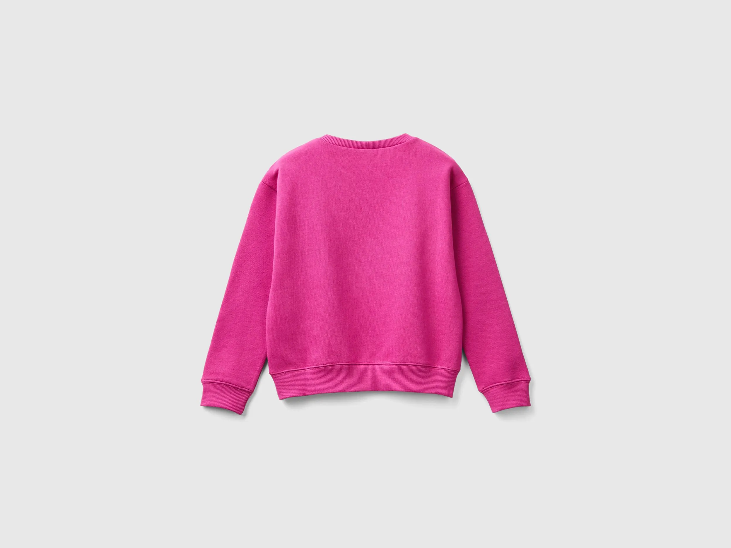 Sweater aus 100% Baumwolle mit Glitter-Logo